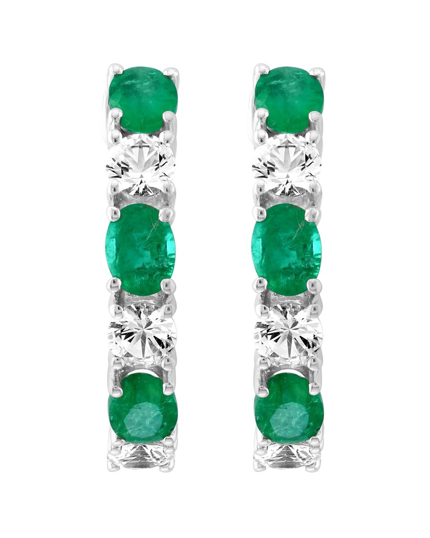 Effy Fine Jewelry 14k 1.54 Ct. Tw. Emerald In Green