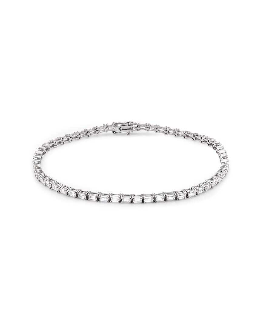 Maxcolor 14k 1.20 Ct. Tw. Lab-grown Diamond Tennis Bracelet
