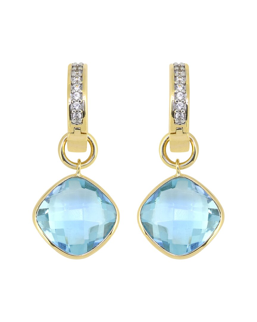 Shop Tiramisu 14k Over Silver 13.10 Ct. Tw. Gemstone Earrings