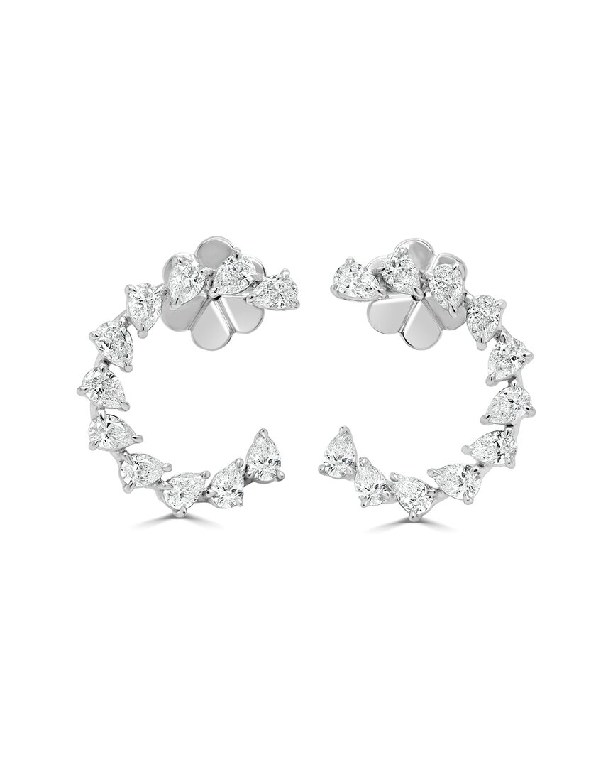Sabrina Designs 18k 1.71 Ct. Tw. Cluster Earrings