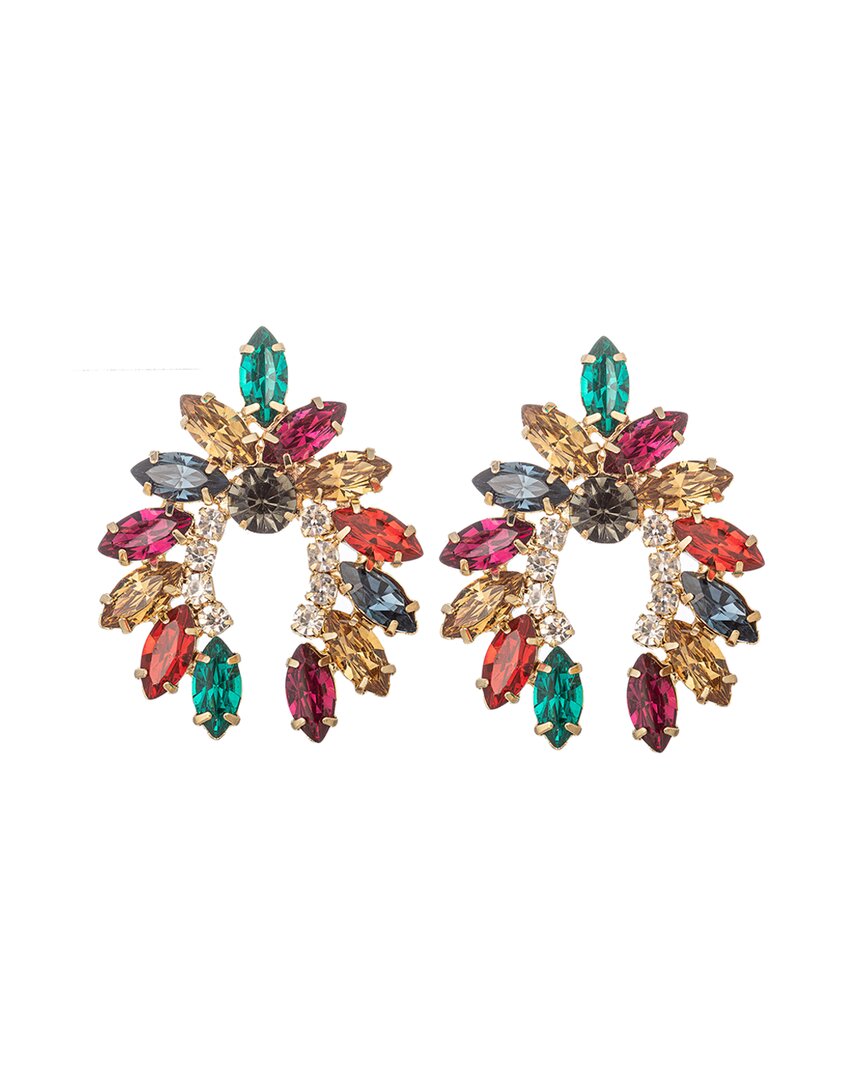 Eye Candy La Cz Fontana Statement Earrings