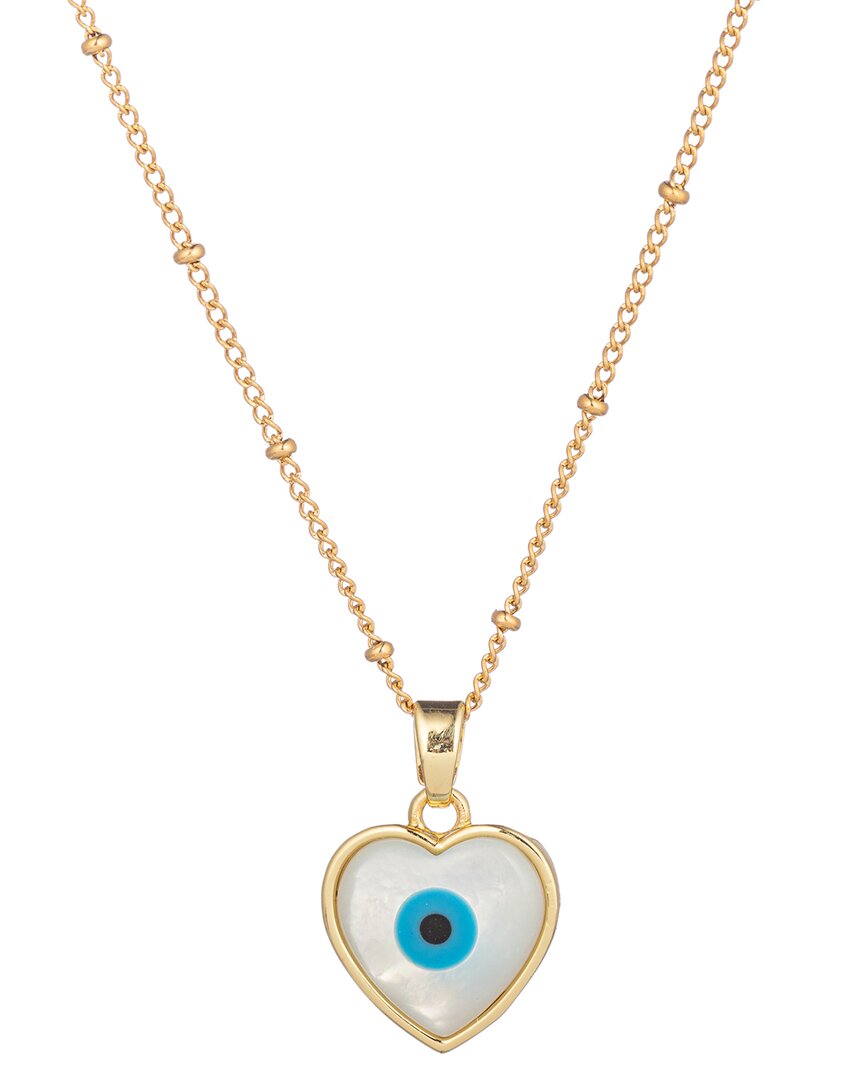 Eye Candy La The Luxe Collection Titanium Eloise Eye Pendant Necklace