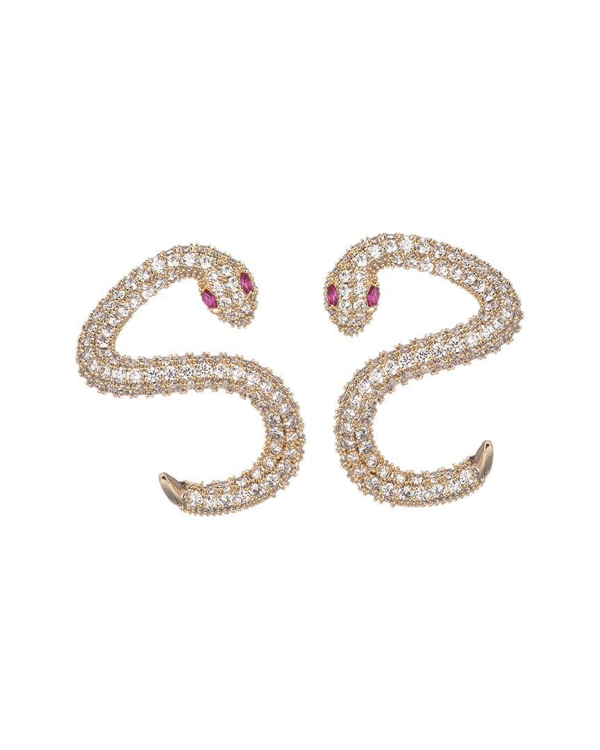 Eye Candy La Cz Snake Eye Statement Earrings