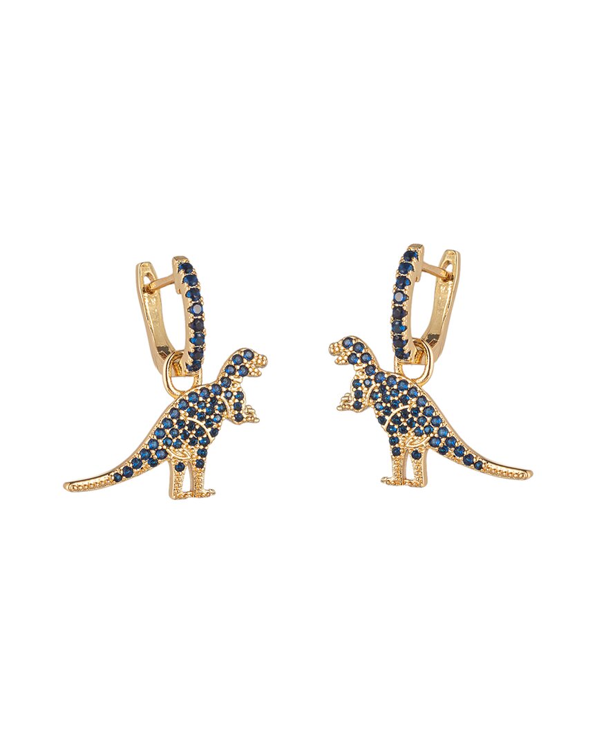 Eye Candy La Cz T-rex Huggie Earrings