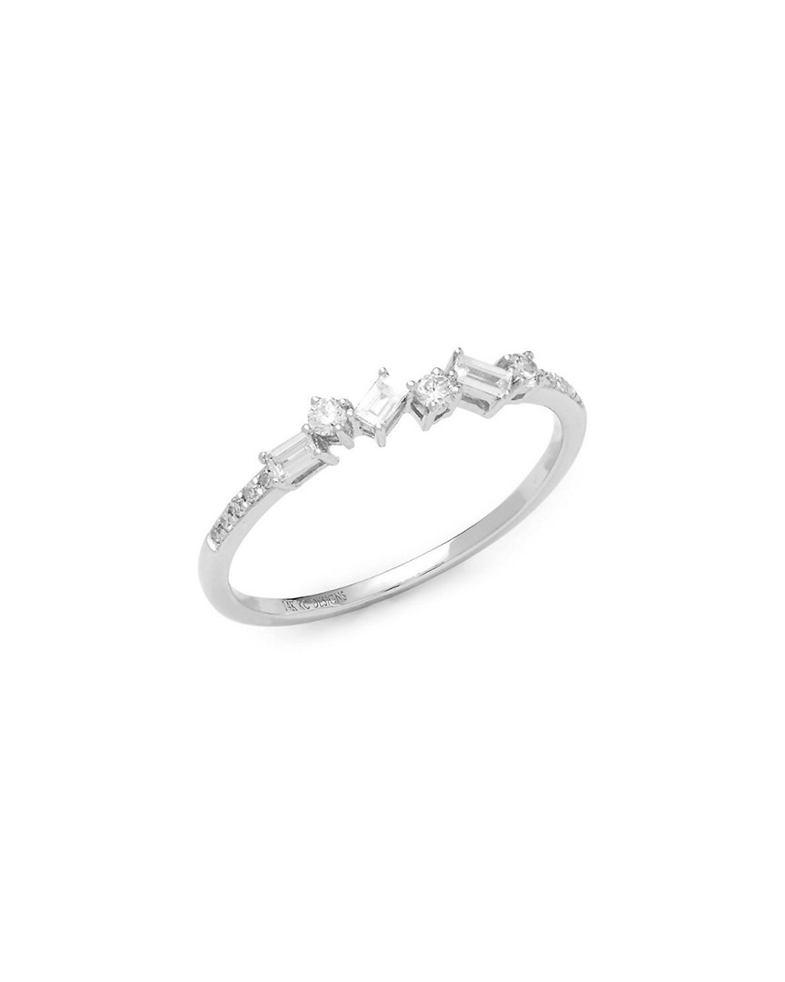Kc Designs 14k Diamond Stack & Style Ring In Metallic