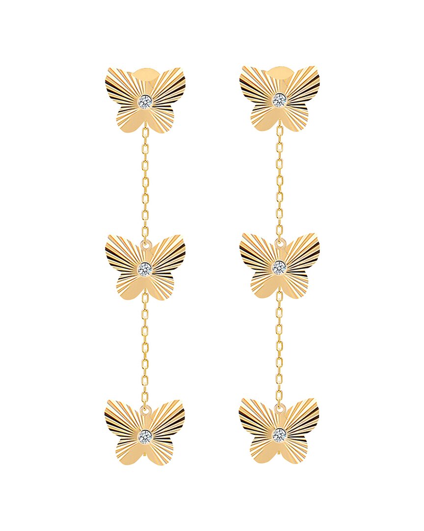 Gabi Rielle 14k Over Silver Earrings