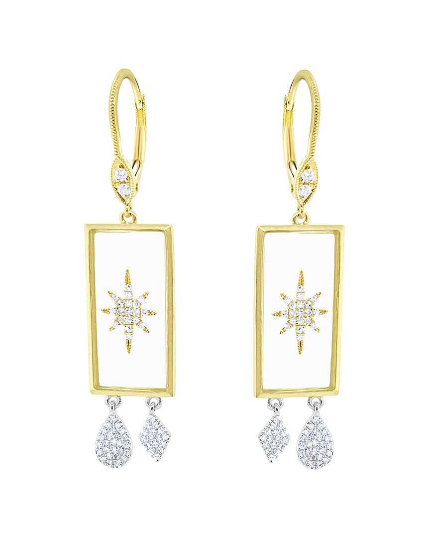 Meira T 14k Diamond Earrings In Gold