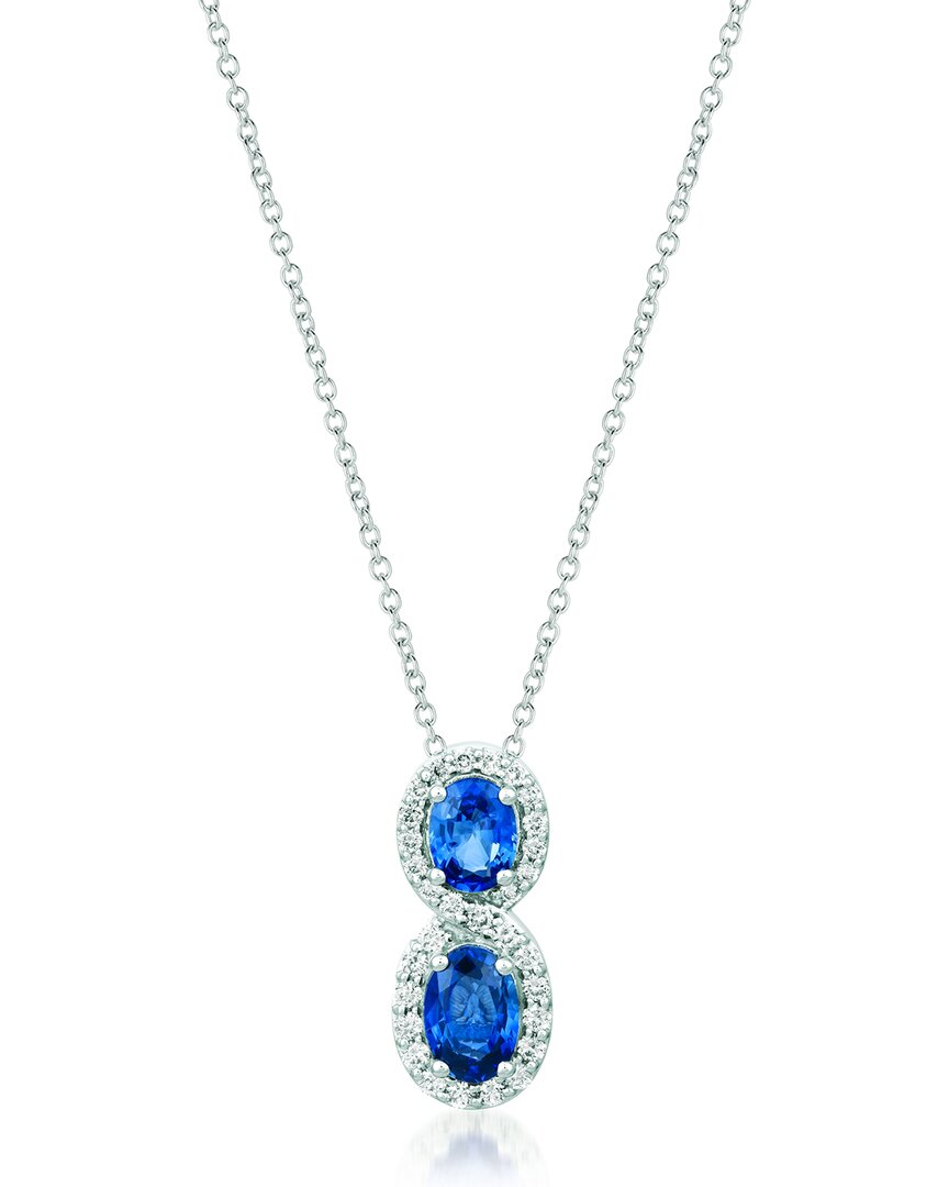 Le Vian ® Blueberry Sapphire™ 14k 1.09 Ct. Tw. Diamond & Sapphire Pendant In Blue