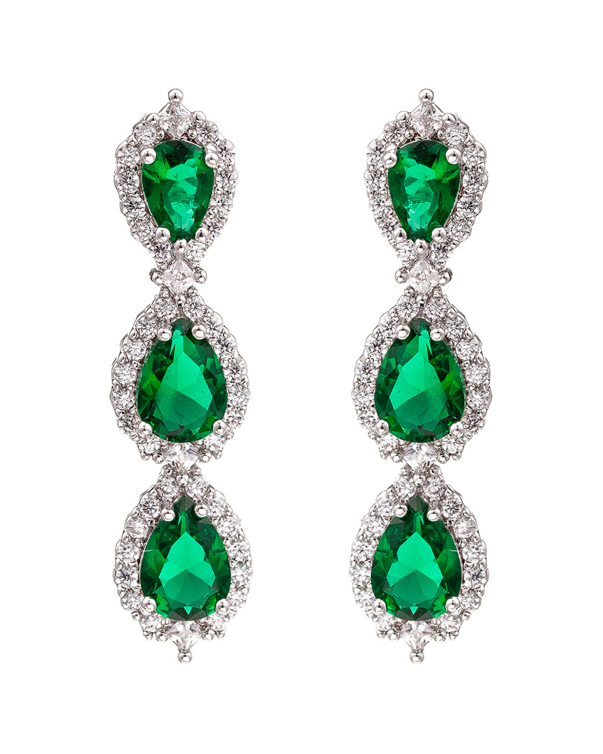 Eye Candy La Luxe Collection Cz Tier Drop Earrings