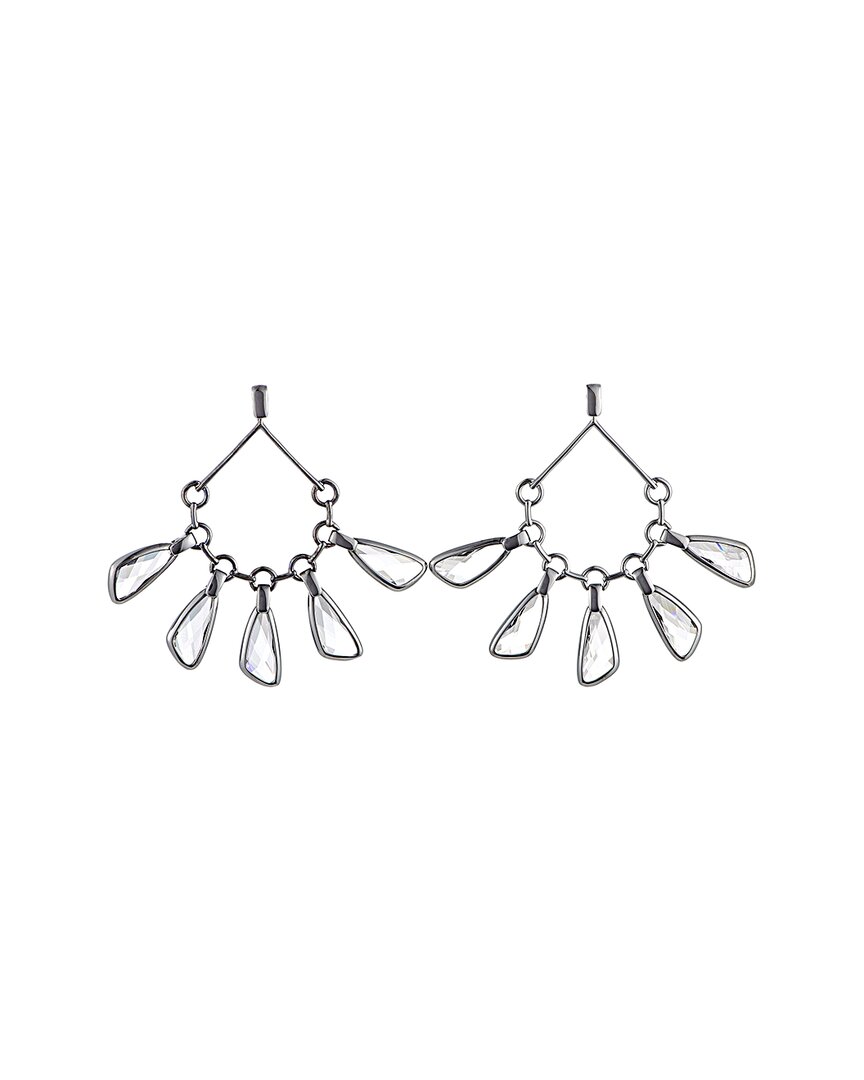swarovski crystal plated earrings