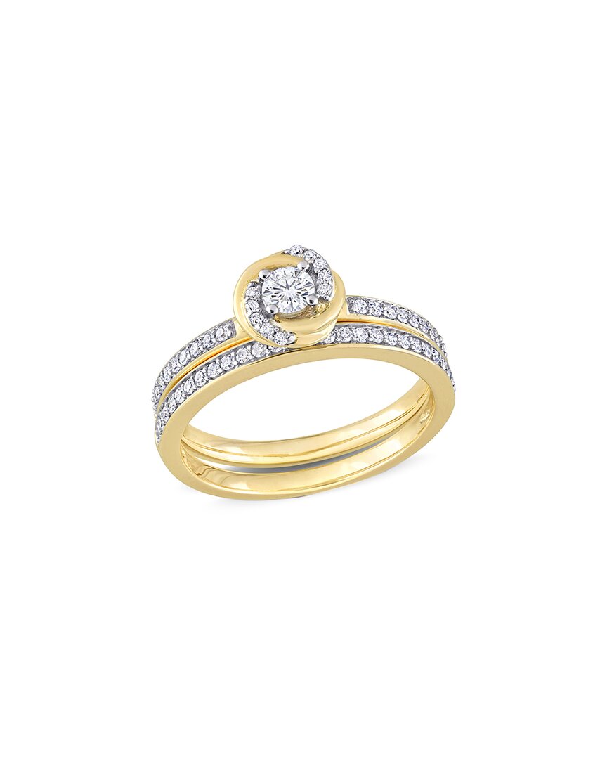 Rina Limor 14k 0.47 Ct. Tw. Diamond Double Swirl Ring