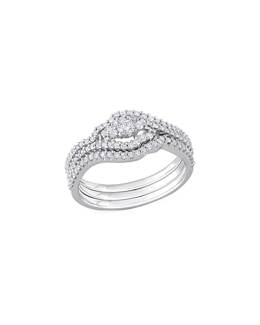 Rina Limor 14k 0.47 Ct. Tw. Diamond Crossover Ring