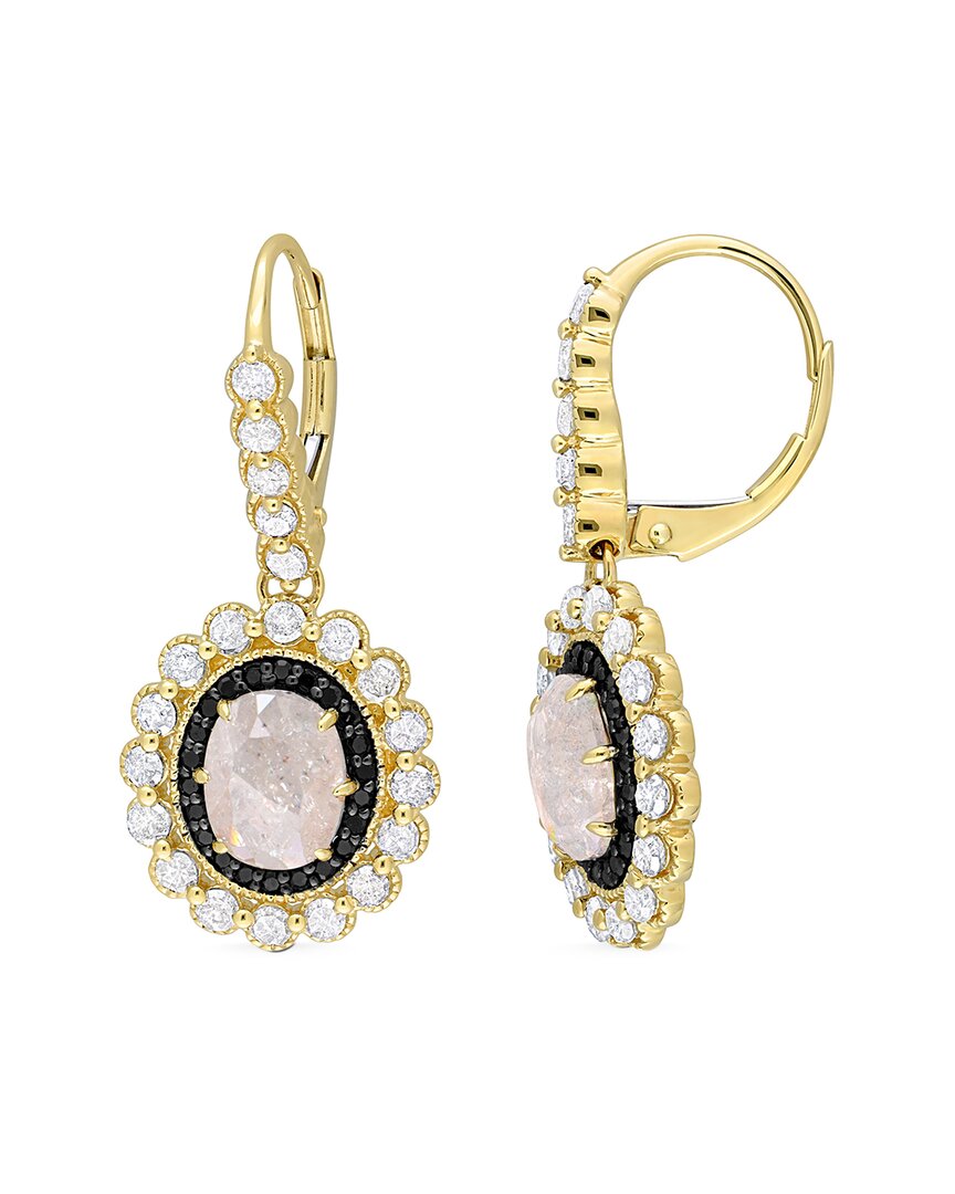Rina Limor 10k 3.79 Ct. Tw. Diamond Earrings