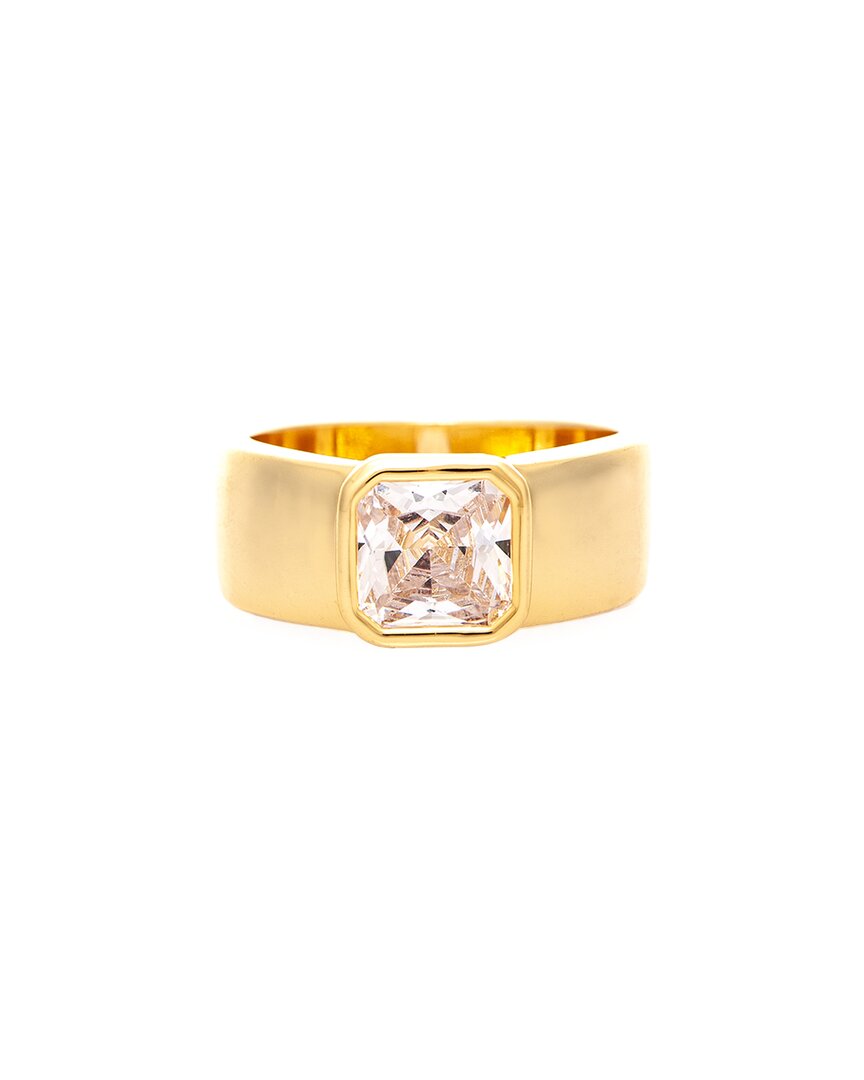 Rivka Friedman 18k Plated Cz Ring
