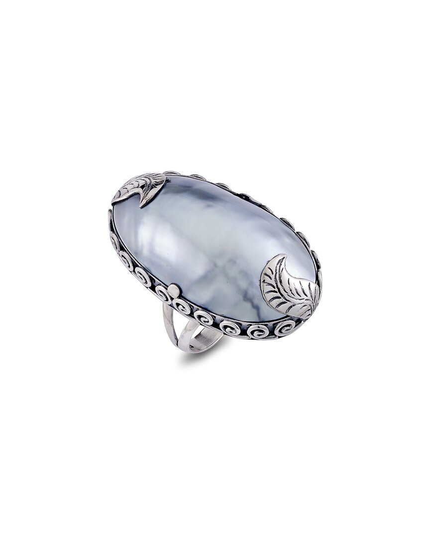 Samuel B. Silver Pearl Ring