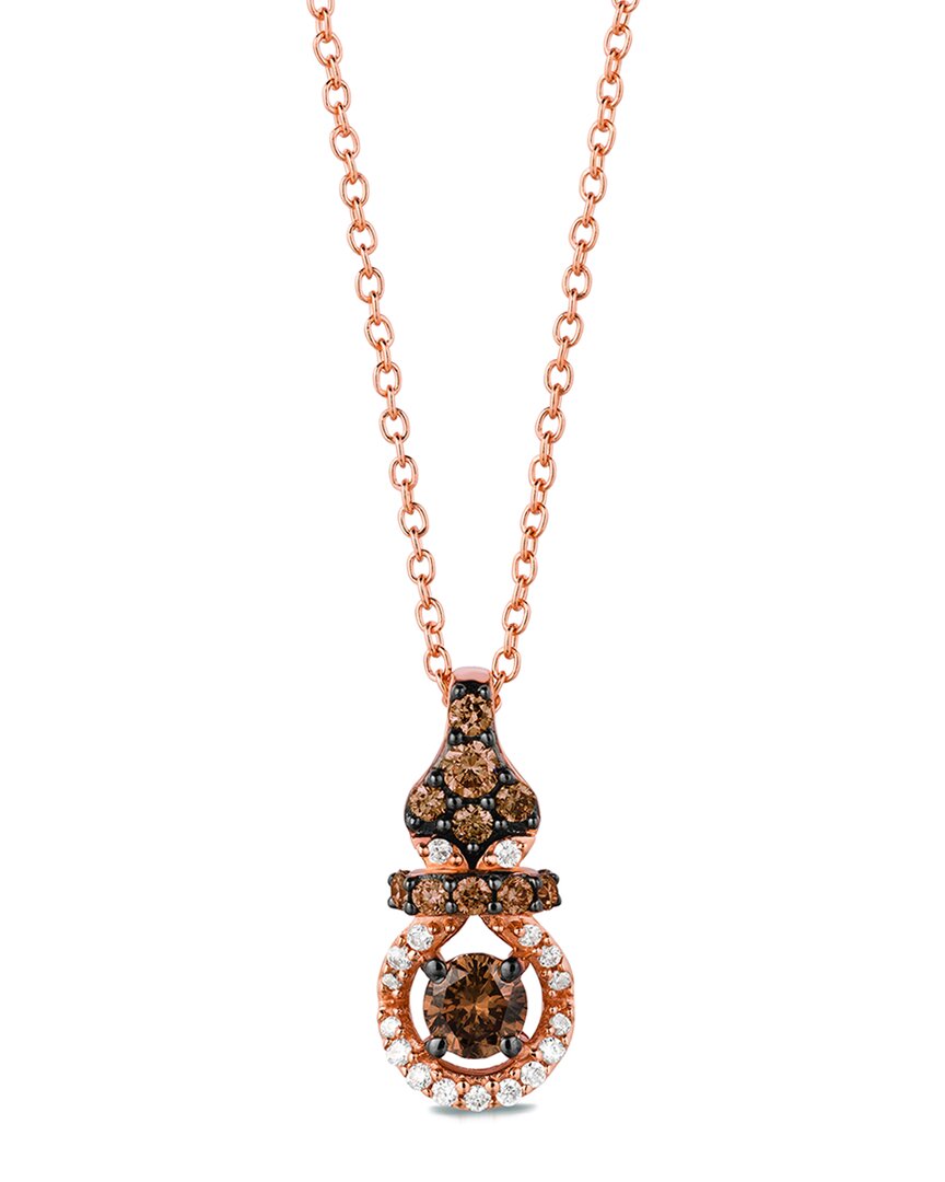 Le Vian ® 14k Strawberry Gold 0.38 Ct. Tw. Diamond Pendant Necklace