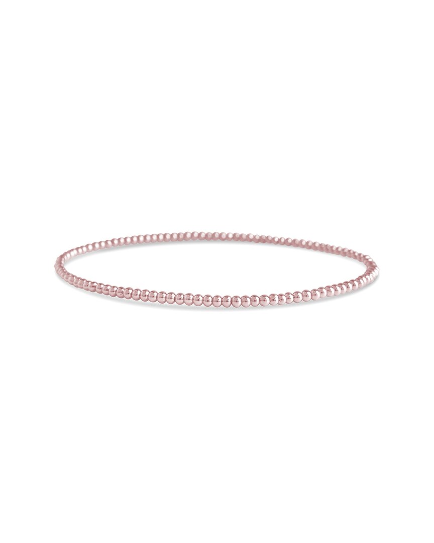 Sterling Forever Beaded Stretch Bracelet In Neutral