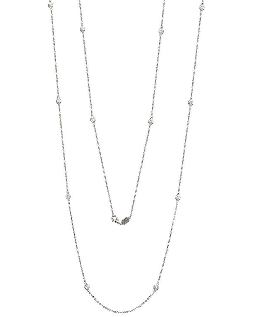 Suzy Levian 14k 2.00 Ct. Tw. Diamond Station Necklace