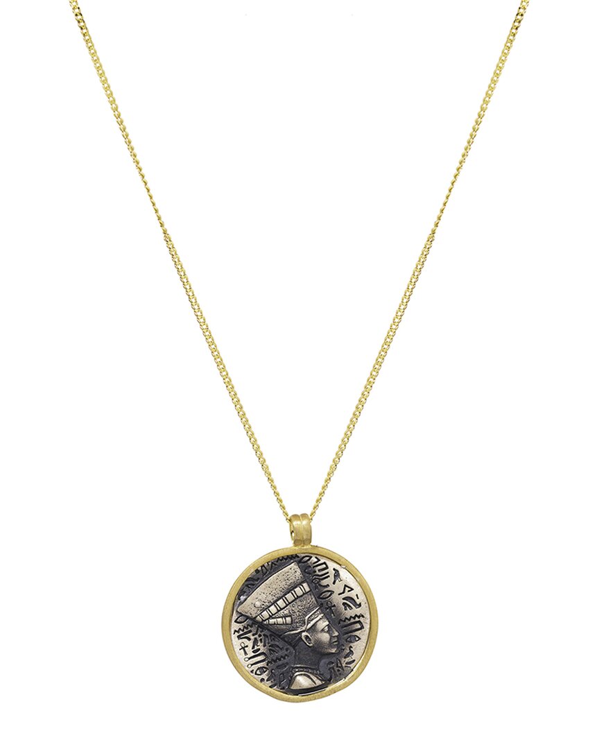 Ebru Jewelry Protection & Luck Silver Pendant Necklace In Gold