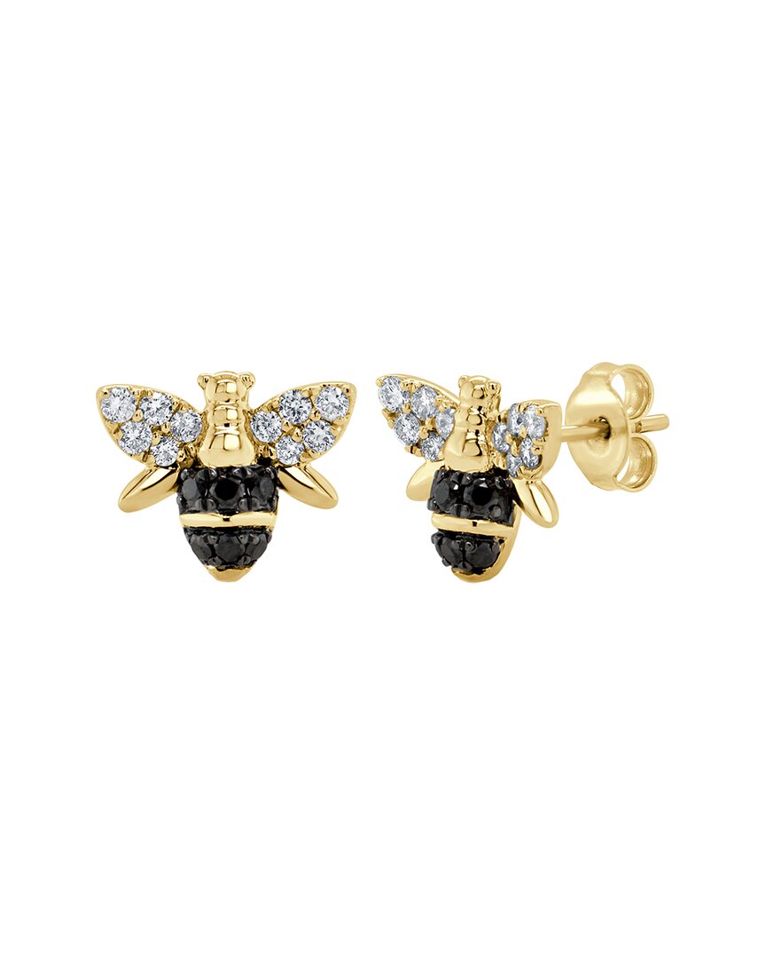 Sabrina Designs 14k 0.91 Ct. Tw. Diamond Bumble Bee Studs