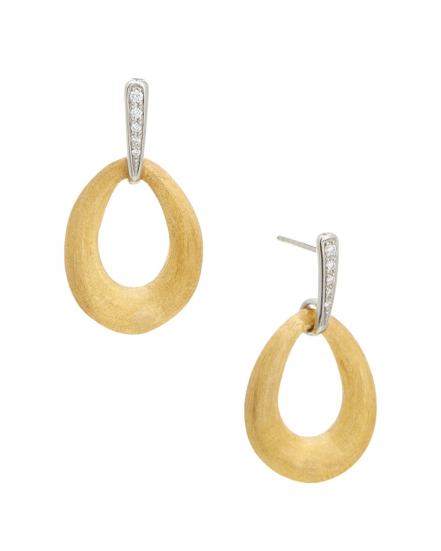 Marco Bicego Lucia 18k 0.08 Ct. Tw. Diamond Earrings In Gold