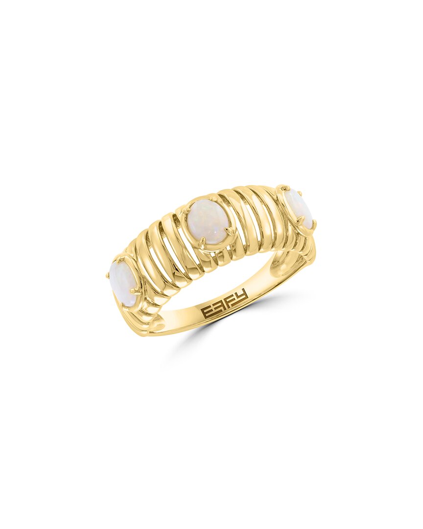 Effy Fine Jewelry 14k 0.60 Ct. Tw. Opal Ring In Brown