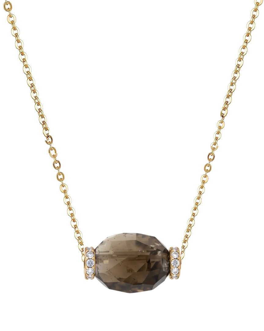 Liv Oliver 18k Plated Statement Necklace In Gold