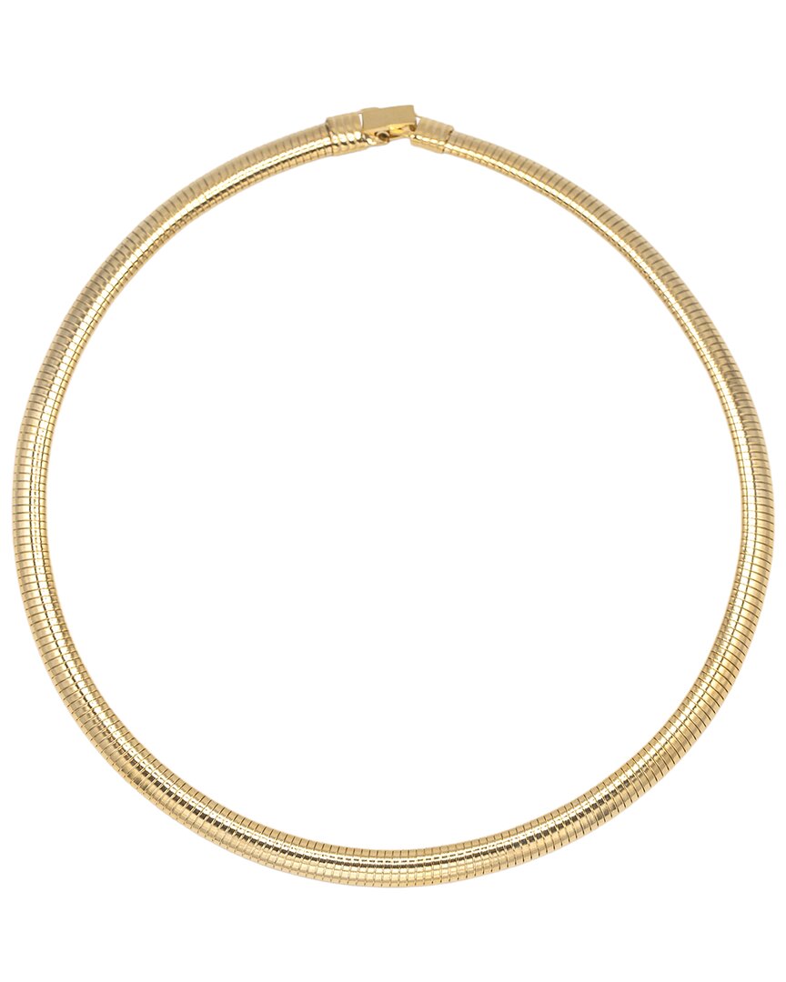 Eye Candy La Emily Wire Collar Necklace In Gold