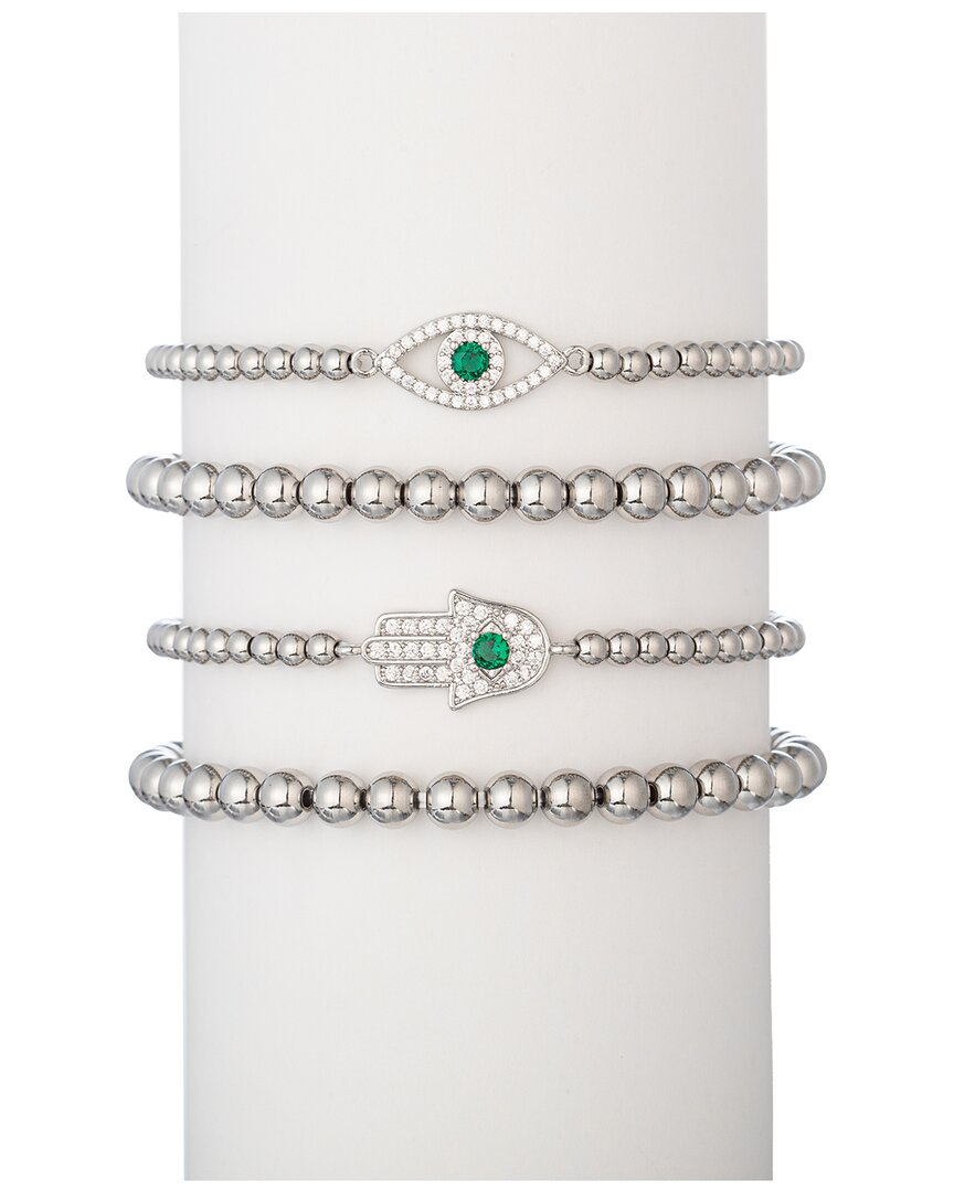 Eye Candy La Titanium Cz Heena Bracelet