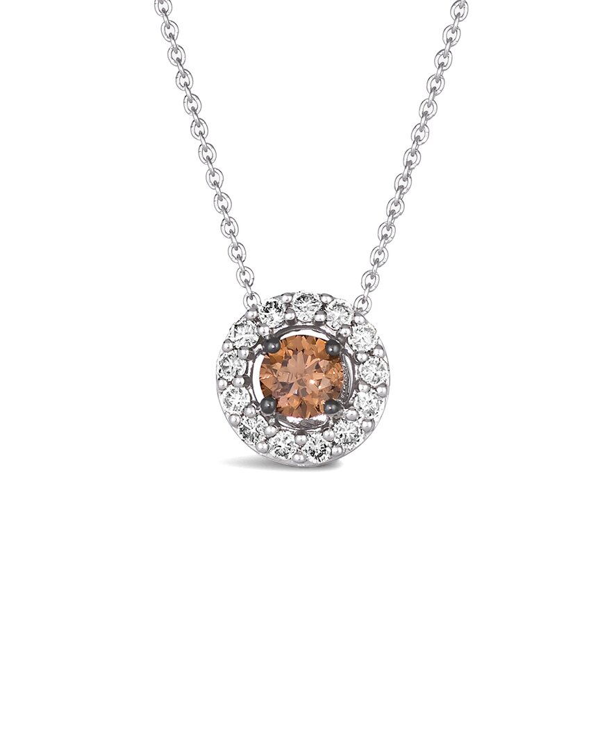 Le Vian 14k W/g Pend 0.52 Dia In Silver