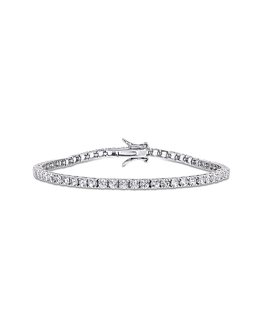 Diamond Select Cuts Silver Cz Tennis Bracelet
