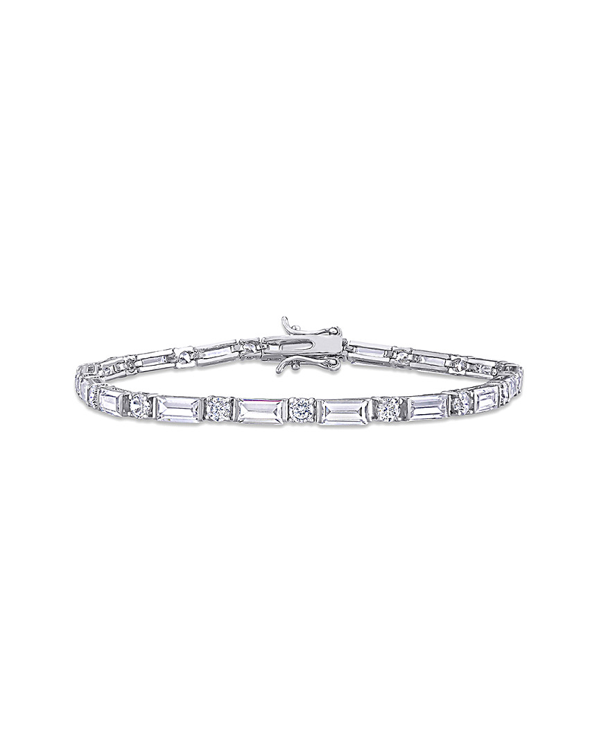 Diamond Select Cuts Silver Cz Tennis Bracelet