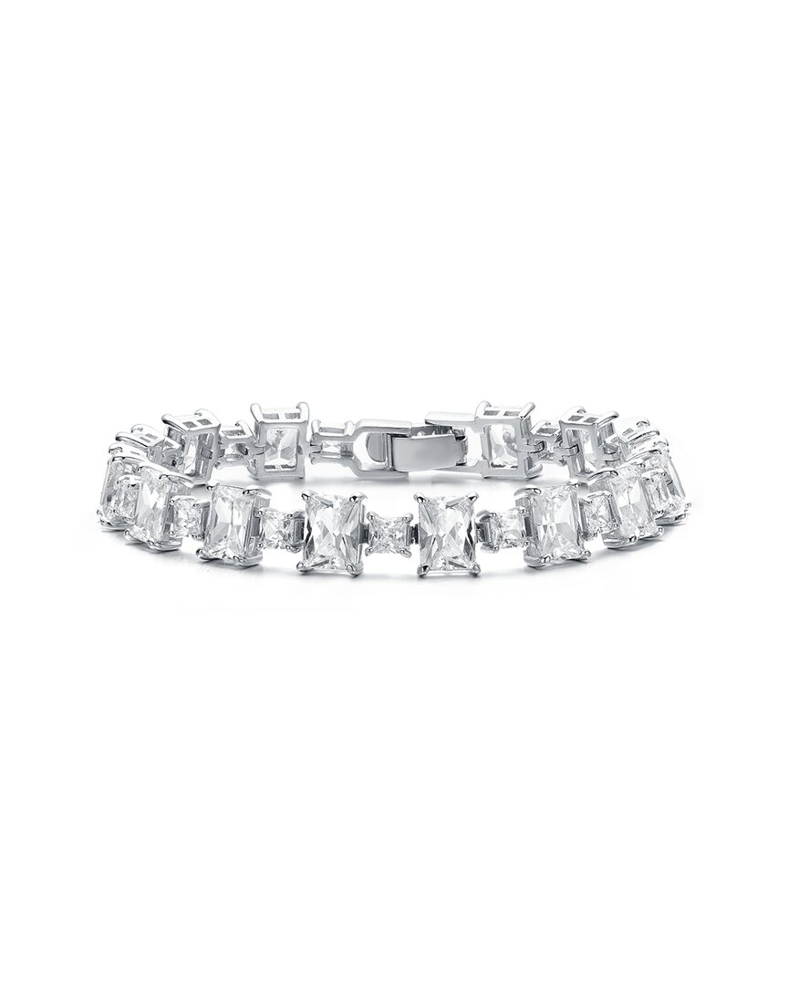 Genevive Silver Cz Bracelet