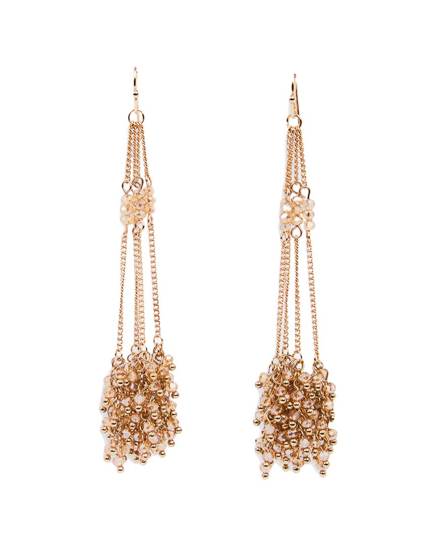 Saachi Cluster Tassel Drop Earrings In Gold