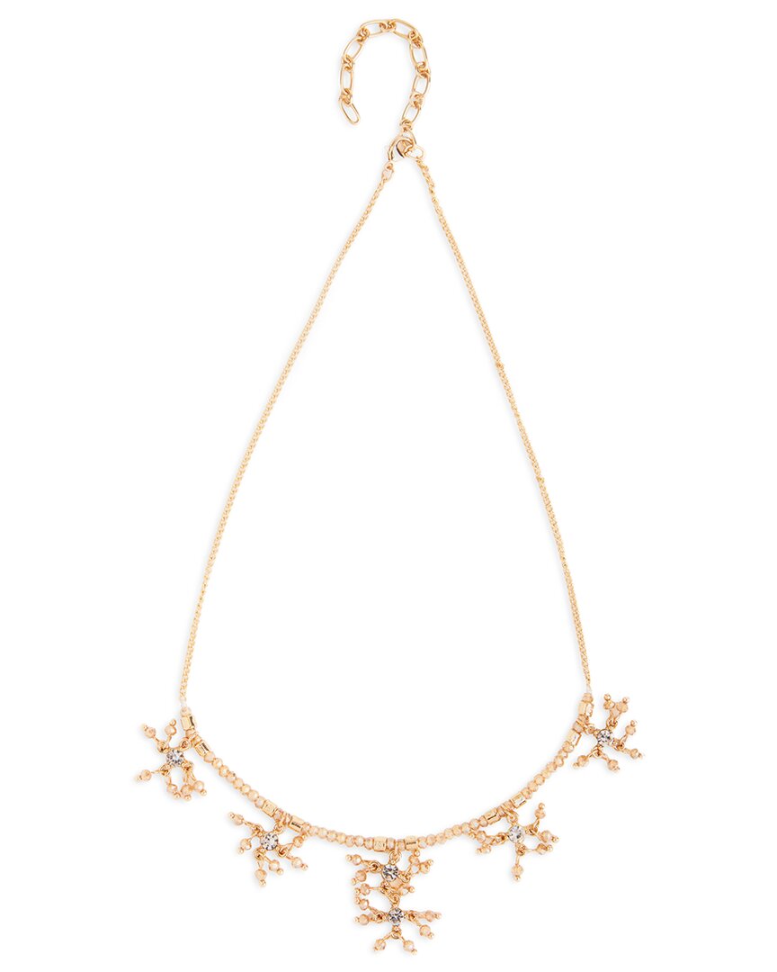 SAACHI SAACHI CLUSTER DROP CHAIN NECKLACE