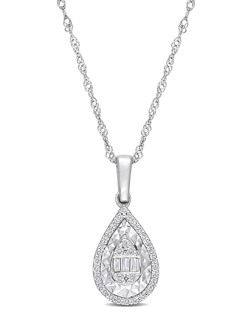 Rina Limor 14k 0.17 Ct. Tw. Diamond Pendant