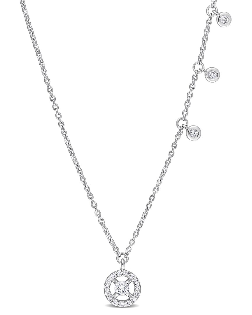 Rina Limor 14k 0.21 Ct. Tw. Diamond Charm Necklace