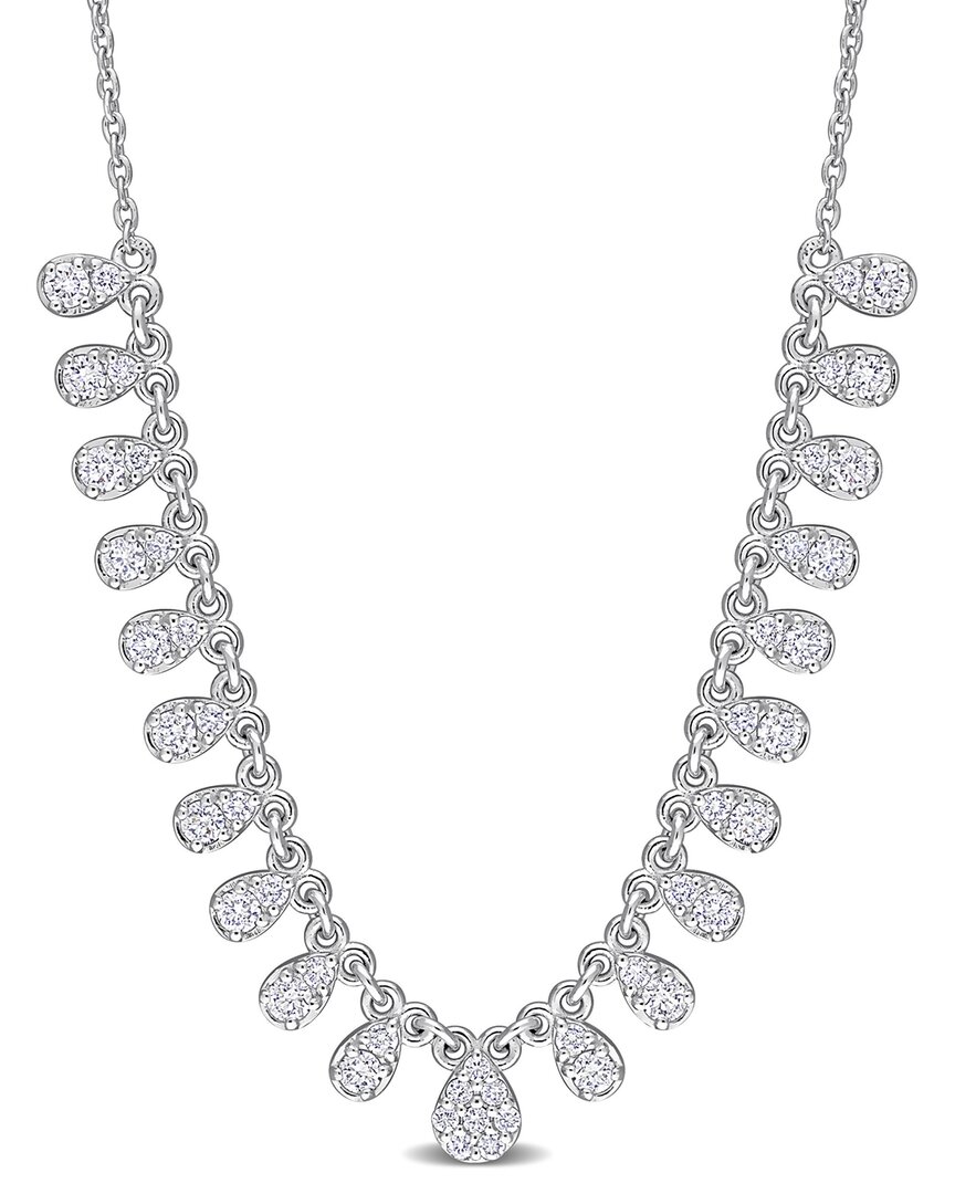 Rina Limor 14k 0.79 Ct. Tw. Diamond Bib Necklace