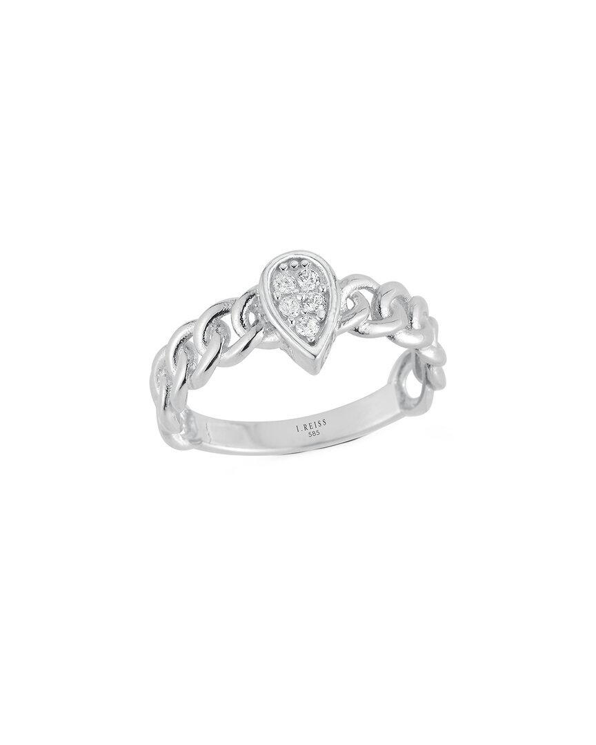 I. Reiss 14k Diamond Ring In Metallic