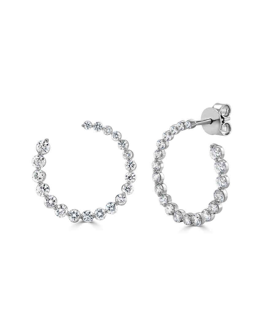 Sabrina Designs 14k 1.97 Ct. Tw. Diamond Hoops
