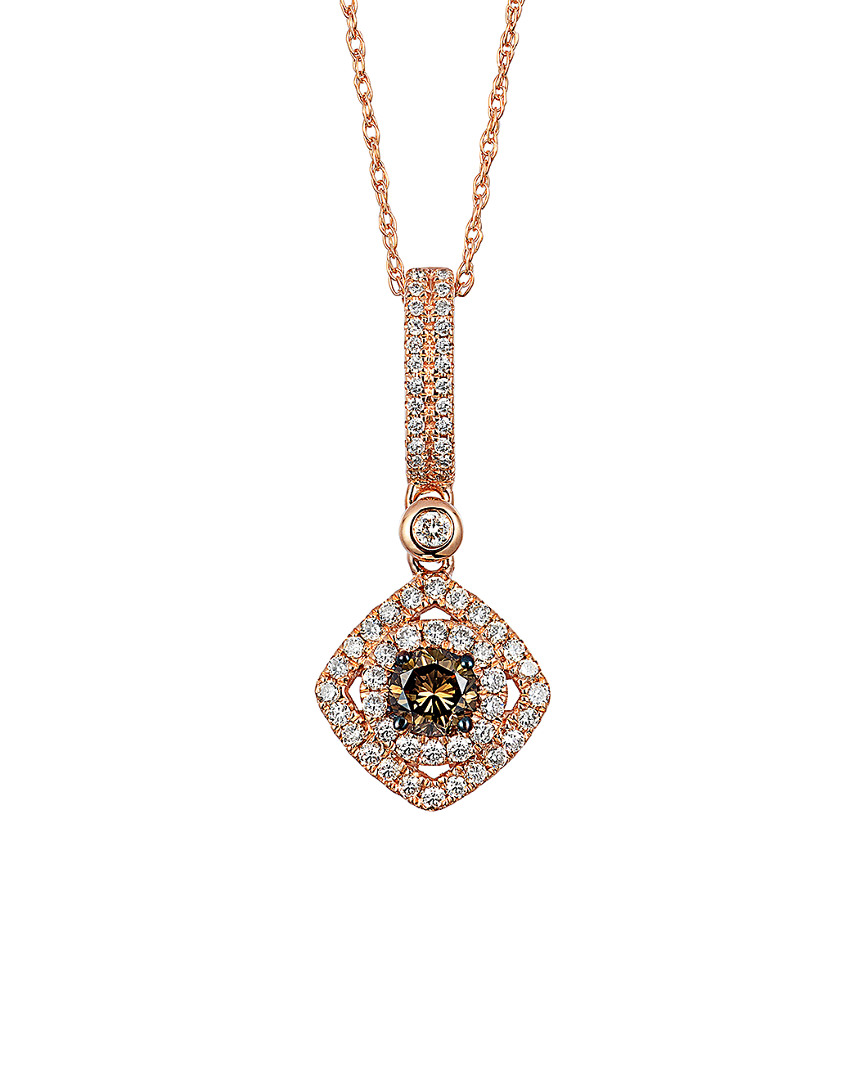 Le Vian 14k Rose Gold 0.51 Ct. Tw. Diamond Necklace