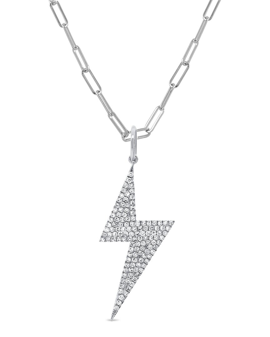Sabrina Designs 14k 0.44 Ct. Tw. Diamond Charm Necklace