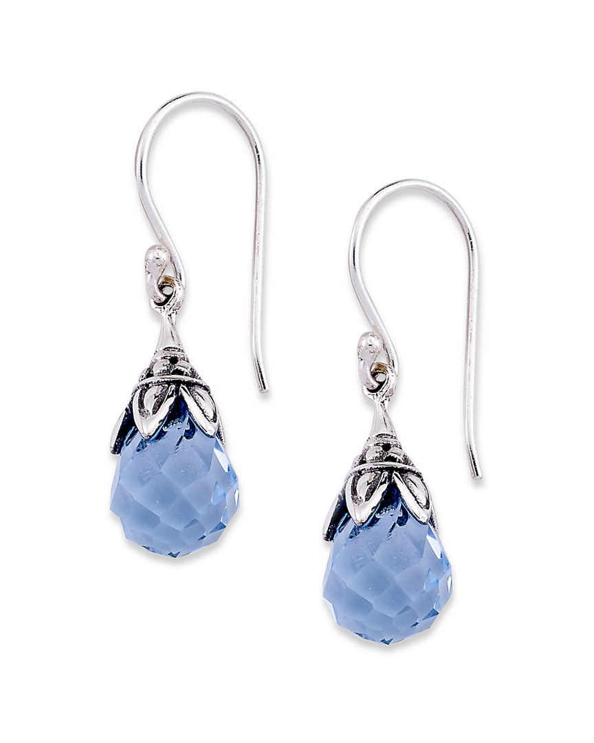 Samuel B. Silver Blue Quartz Drop Earrings