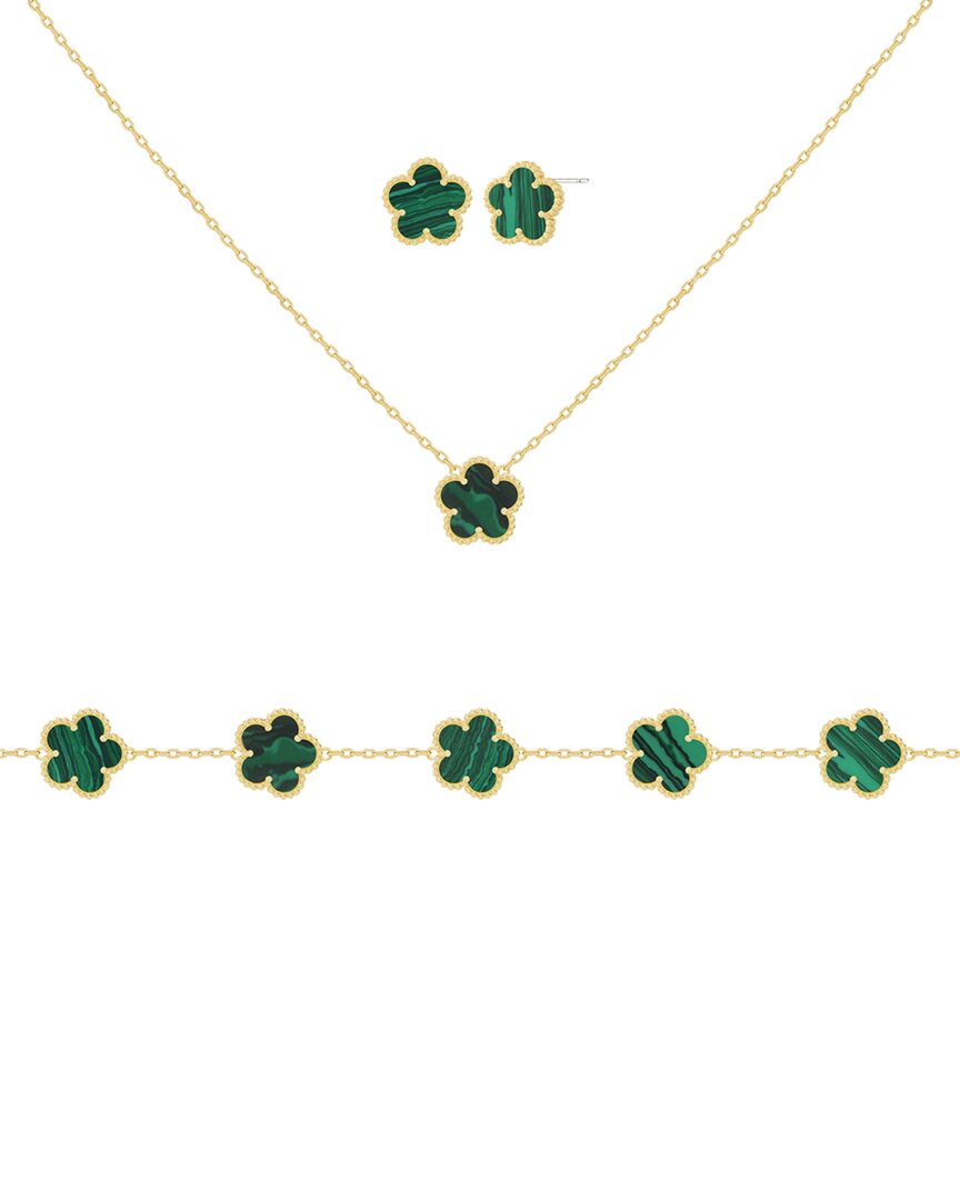Jankuo Flower 14k Plated Bracelet In Gold