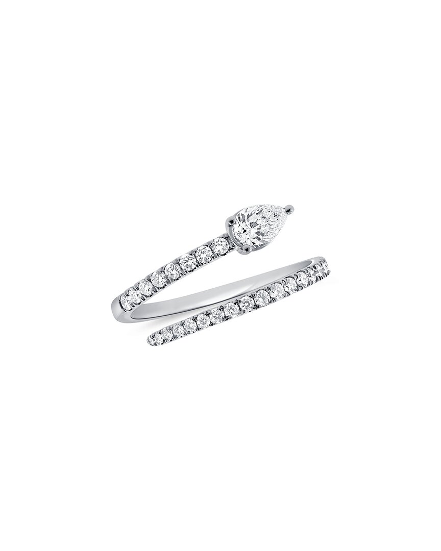 Sabrina Designs 14k 0.63 Ct. Tw. Diamond & Peridot Wrap Ring