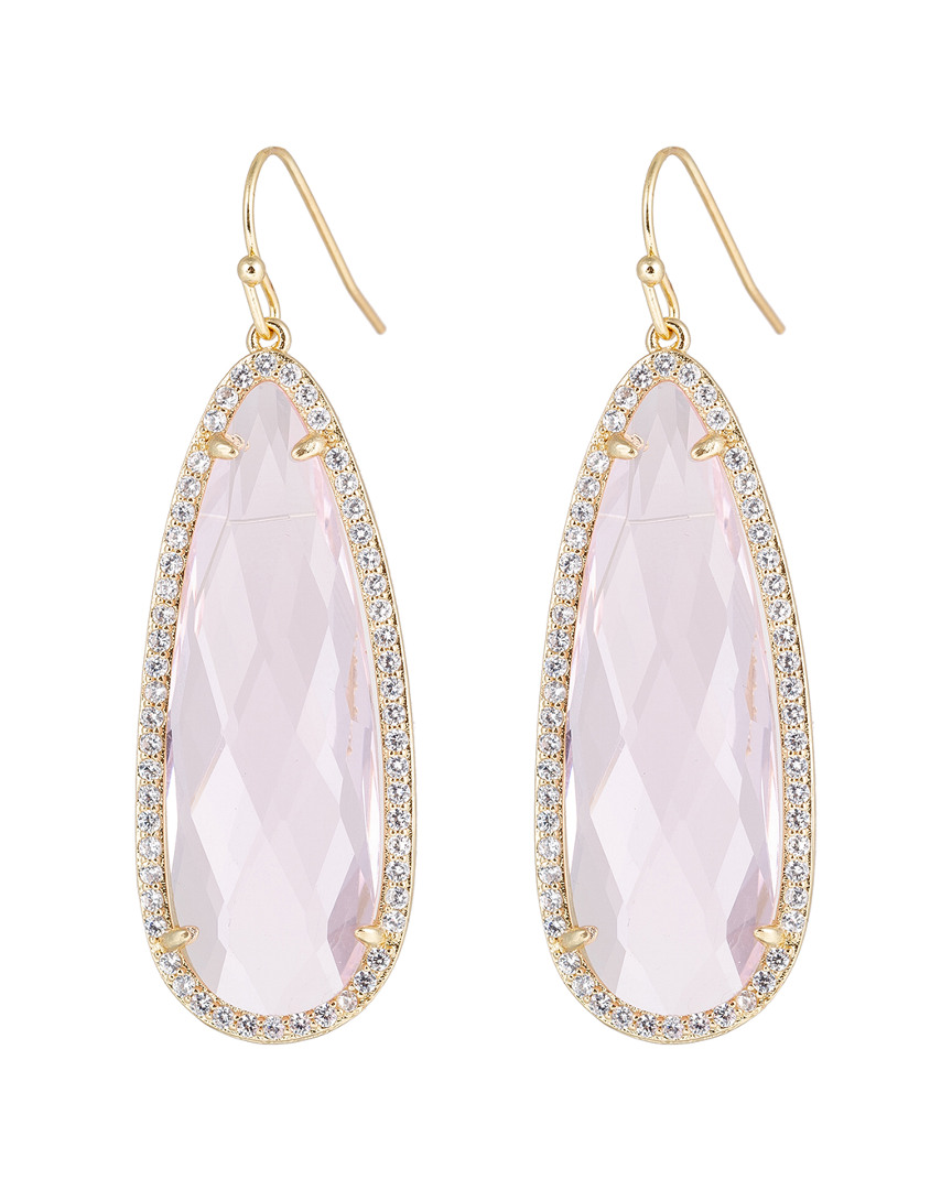 Eye Candy La The Luxe Collection 14k Plated Cz Earrings