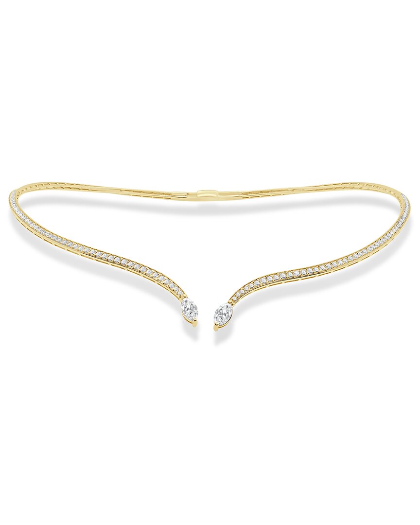 Sabrina Designs 14k 2.22 Ct. Tw. Diamond Link Necklace In Gold