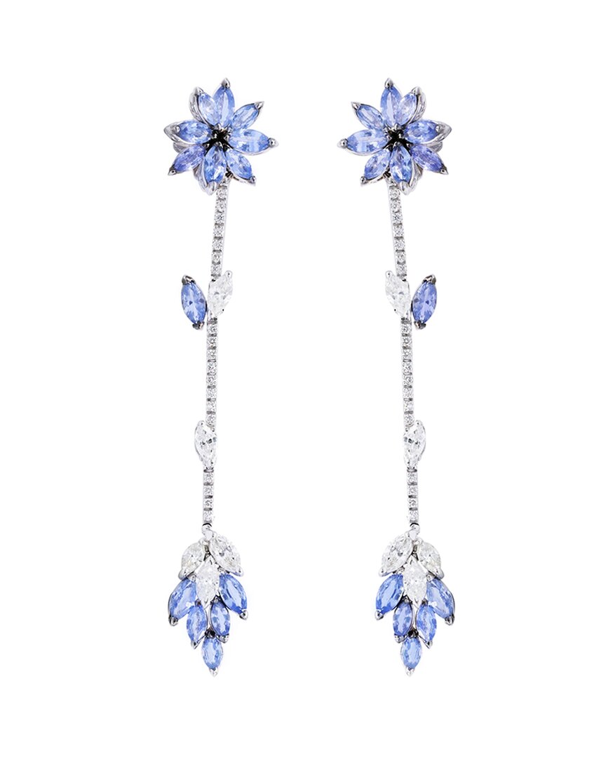 Diana M. Fine Jewelry 18k 6.23 Ct. Tw. Diamond Earrings