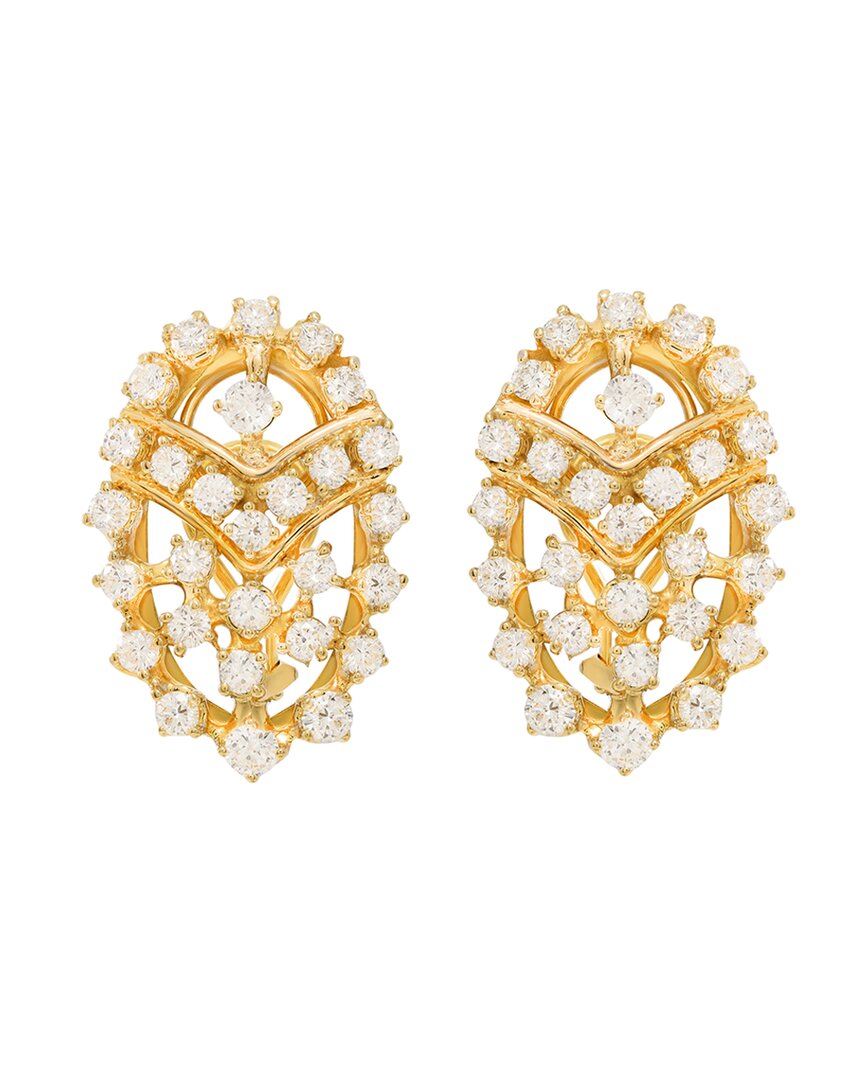 Diana M. Fine Jewelry 18K 5.00 ct. tw. Diamond Earrings