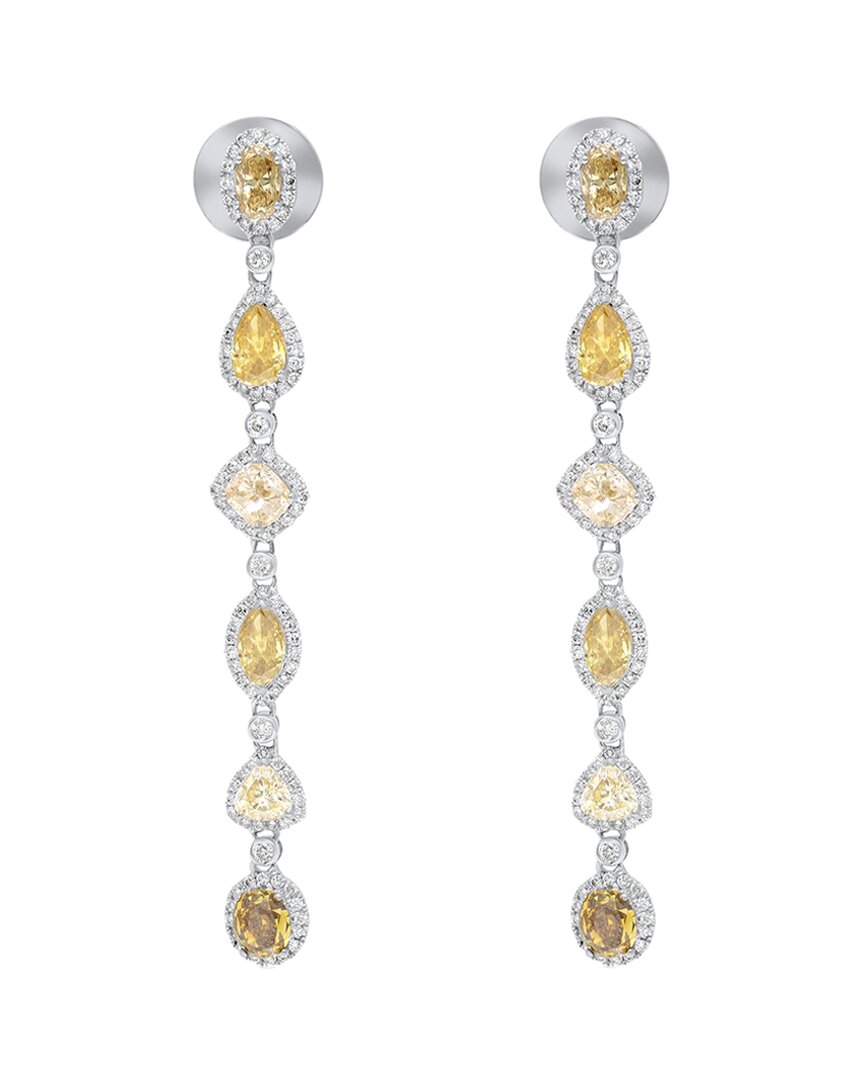 Diana M. Fine Jewelry 18K 7.30 ct. tw. Diamond Earrings